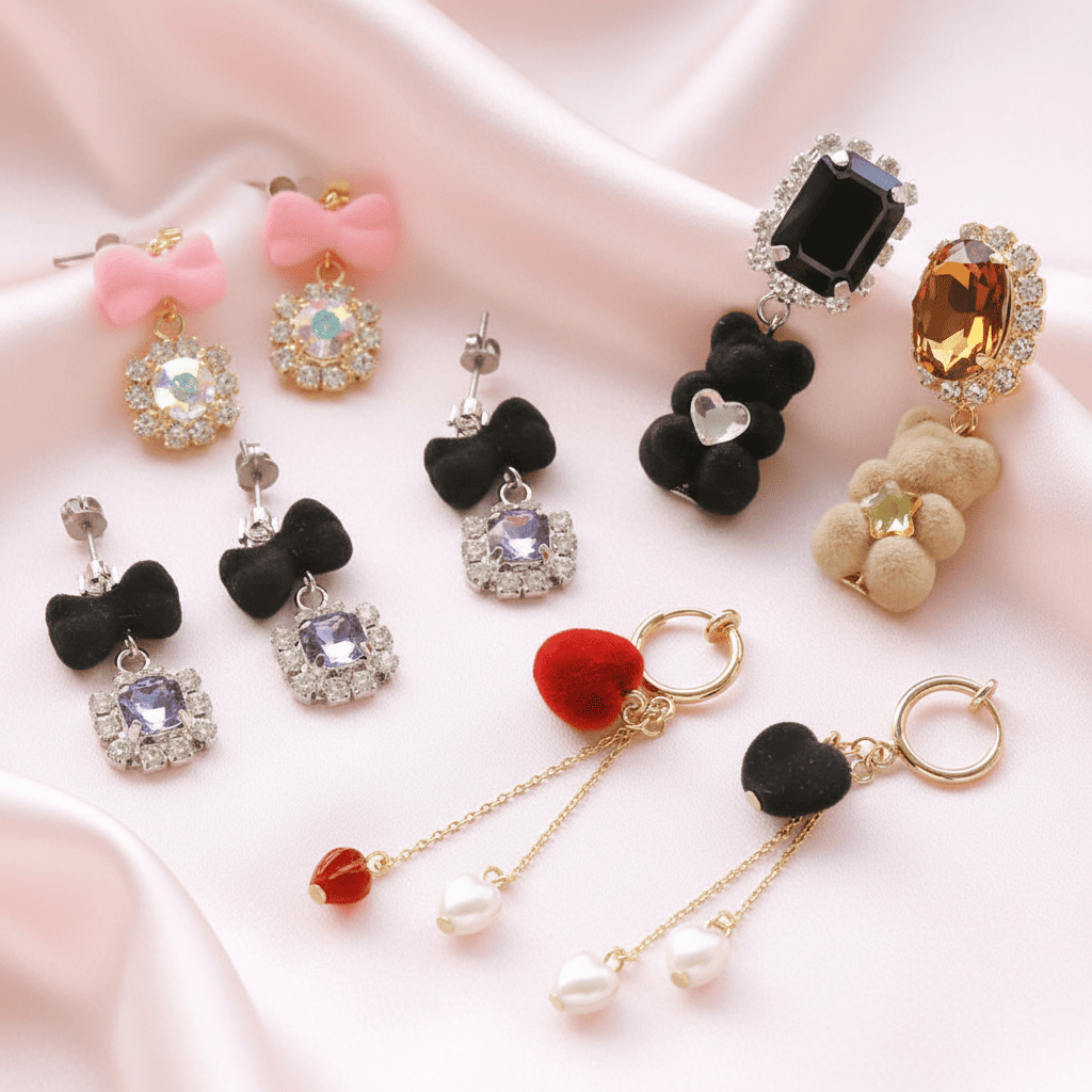<strong>WBJW-B-S-00326 フロッキーパーツのイヤーアクセサリ</strong>