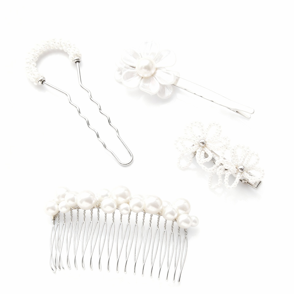 <strong>WB-JW-B-S-00607 パールの艶めきヘアアクセサリー3種</strong>