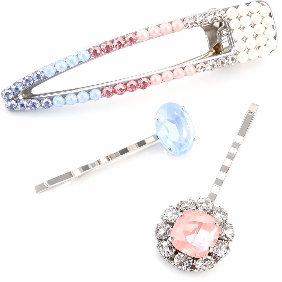 <strong>WB-JW-B-S-00609 クリスタルのヘアクリップ＆ヘアピン</strong>