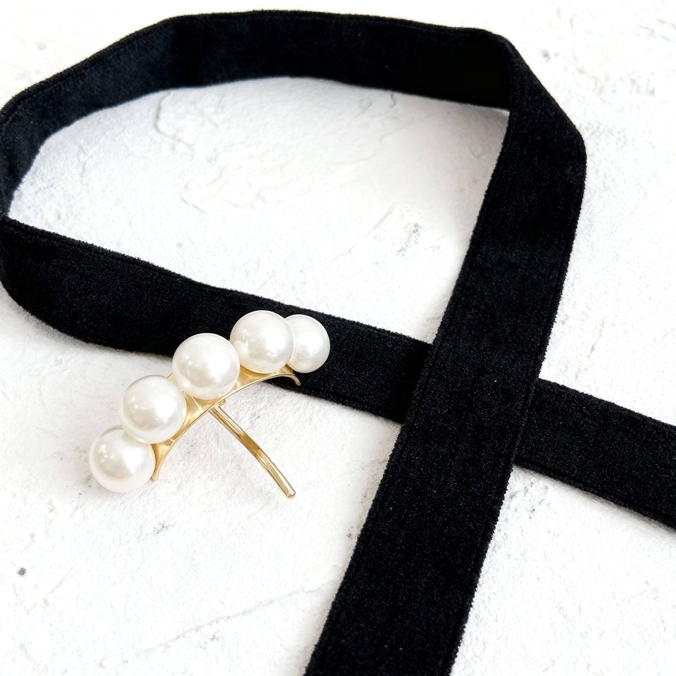 <strong>WB-JW-B-S-00613 パールのポニーフック</strong>